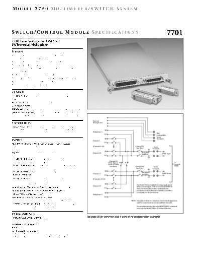 Keithley 4713-1,0  Keithley 2001M CDROM Digital Multimeters - Data Acquisition - Switch Systems Product Information CD_Content pdfs data_sheets 4713-1,0.pdf