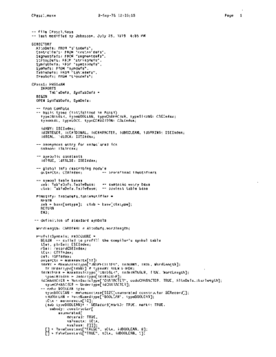 xerox CPass1.mesa Sep78  xerox mesa 4.0_1978 listing Mesa_4_Binder CPass1.mesa_Sep78.pdf