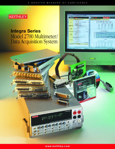 Keithley 4394-2,1  Keithley 2001M CDROM Digital Multimeters - Data Acquisition - Switch Systems Product Information CD_Content pdfs data_sheets 4394-2,1.pdf