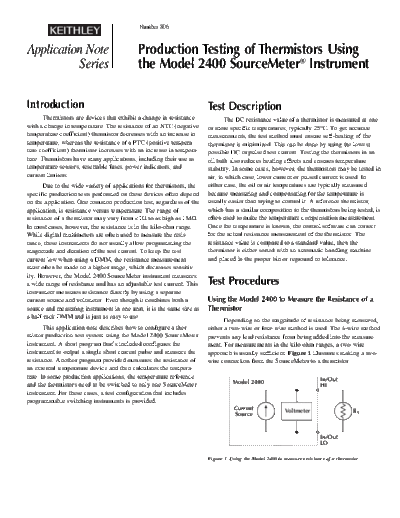 Keithley 4100-2,0  Keithley 2001M CDROM Digital Multimeters - Data Acquisition - Switch Systems Product Information CD_Content pdfs app_notes 4100-2,0.pdf