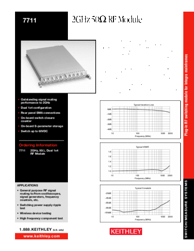 Keithley 9444-1,2  Keithley 2001M CDROM Digital Multimeters - Data Acquisition - Switch Systems Product Information CD_Content pdfs data_sheets 9444-1,2.pdf