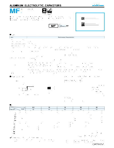 Nichicon e-mf  . Electronic Components Datasheets Passive components capacitors Datasheets Nichicon e-mf.pdf