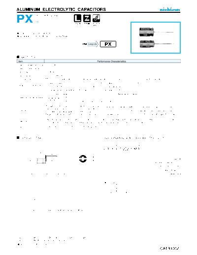 Nichicon e-px  . Electronic Components Datasheets Passive components capacitors Datasheets Nichicon e-px.pdf