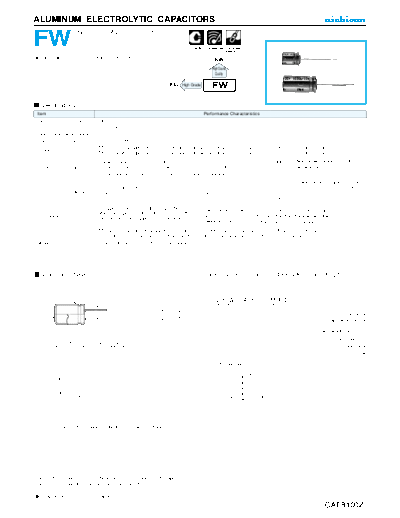 Nichicon e-fw  . Electronic Components Datasheets Passive components capacitors Datasheets Nichicon e-fw.pdf