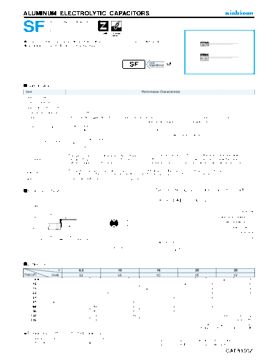 Nichicon e-sf  . Electronic Components Datasheets Passive components capacitors Datasheets Nichicon e-sf.pdf