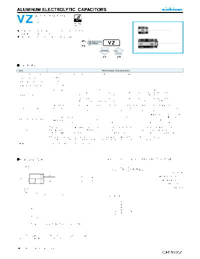 Nichicon e-vz  . Electronic Components Datasheets Passive components capacitors Datasheets Nichicon e-vz.pdf