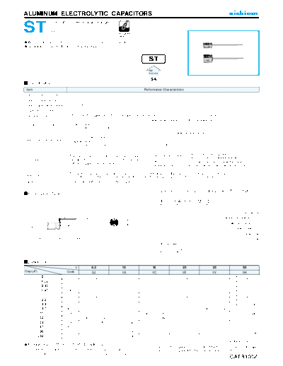 Nichicon e-st  . Electronic Components Datasheets Passive components capacitors Datasheets Nichicon e-st.pdf