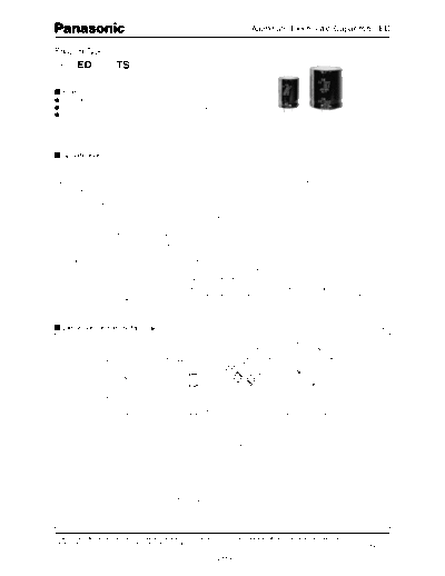 Panasonic ED SNAP-IN  . Electronic Components Datasheets Passive components capacitors Datasheets Panasonic ED_SNAP-IN.pdf