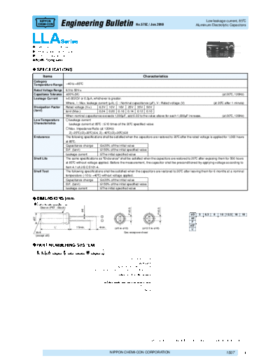 . Electronic Components Datasheets lla  . Electronic Components Datasheets Passive components capacitors Datasheets UCC lla.pdf