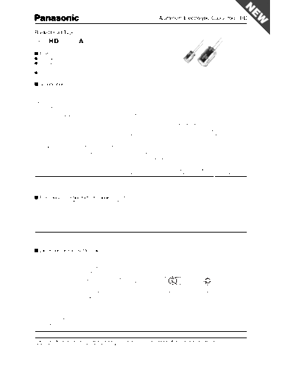 Panasonic HD  . Electronic Components Datasheets Passive components capacitors Datasheets Panasonic HD.pdf