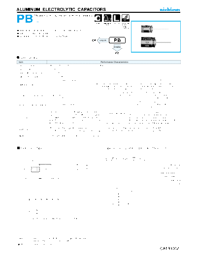 . Electronic Components Datasheets e-pb  . Electronic Components Datasheets Passive components capacitors Datasheets Nichicon e-pb.pdf