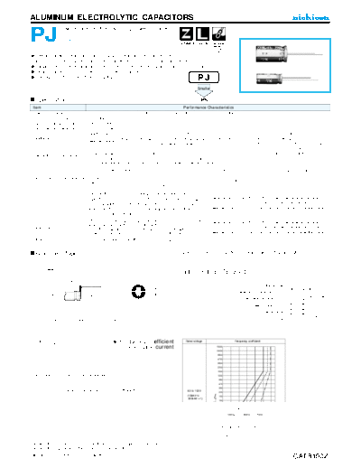 Nichicon e-pj  . Electronic Components Datasheets Passive components capacitors Datasheets Nichicon e-pj.pdf