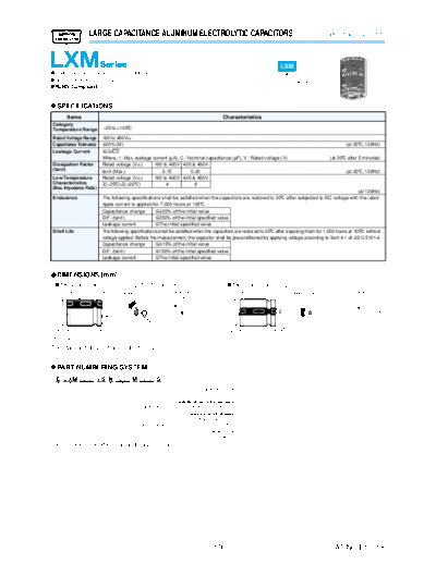 UCC lzm snapin  . Electronic Components Datasheets Passive components capacitors Datasheets UCC lzm_snapin.pdf