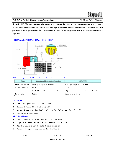 Skywell SES and SEL Seris V03 04-28-2006  . Electronic Components Datasheets Passive components capacitors CDD S Skywell SES and SEL Seris_V03_04-28-2006.pdf