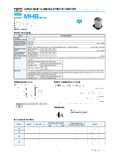 SMD mhb  . Electronic Components Datasheets Passive components capacitors Datasheets UCC SMD mhb.pdf