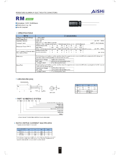 Aishi rm  . Electronic Components Datasheets Passive components capacitors Datasheets A Aishi rm.pdf