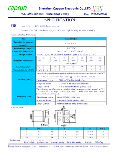 Capsun 2009115193735572  . Electronic Components Datasheets Passive components capacitors CDD C Capsun 2009115193735572.pdf