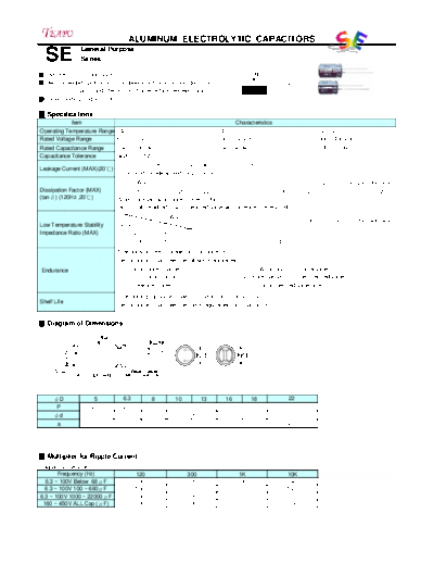 . Electronic Components Datasheets se  . Electronic Components Datasheets Passive components capacitors CDD T Teapo se.pdf