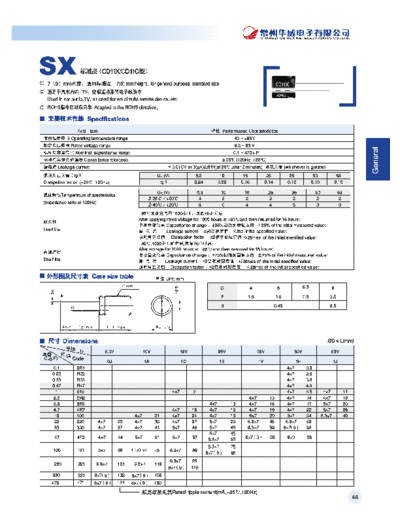 Chang SX  . Electronic Components Datasheets Passive components capacitors Datasheets C Chang SX.pdf