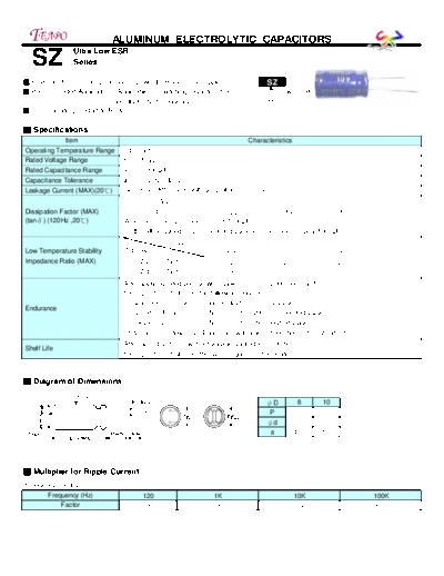 Teapo sz  . Electronic Components Datasheets Passive components capacitors CDD T Teapo sz.pdf