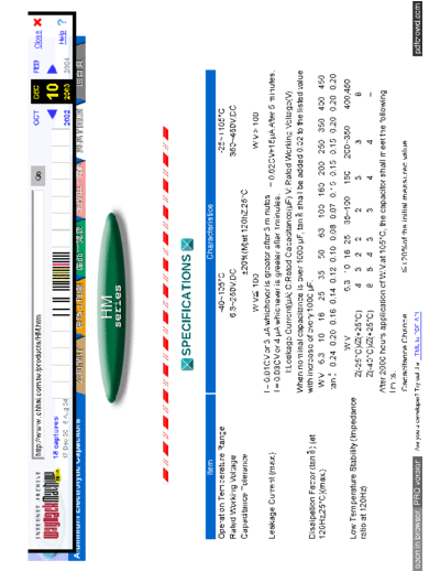 Chhsi HM  . Electronic Components Datasheets Passive components capacitors Datasheets C Chhsi HM.pdf