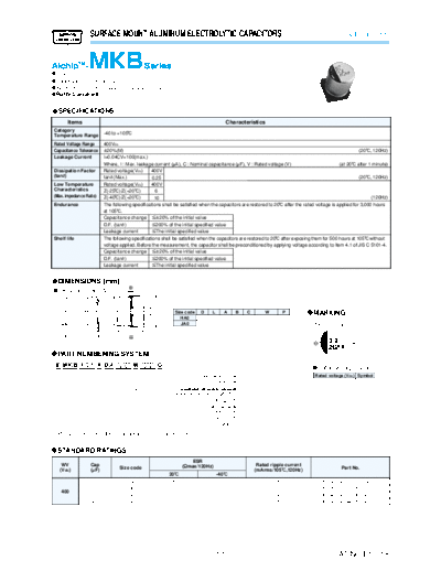 SMD mkb  . Electronic Components Datasheets Passive components capacitors Datasheets UCC SMD mkb.pdf