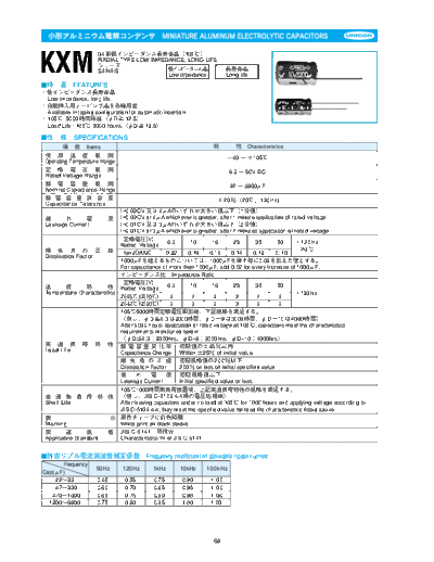 Unicon kxm  . Electronic Components Datasheets Passive components capacitors CDD U Unicon kxm.pdf