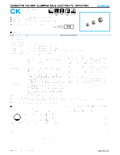Polymer e-ck  . Electronic Components Datasheets Passive components capacitors Datasheets Nichicon Polymer e-ck.pdf