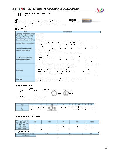 G-Luxon lu  . Electronic Components Datasheets Passive components capacitors CDD G G-Luxon lu.pdf