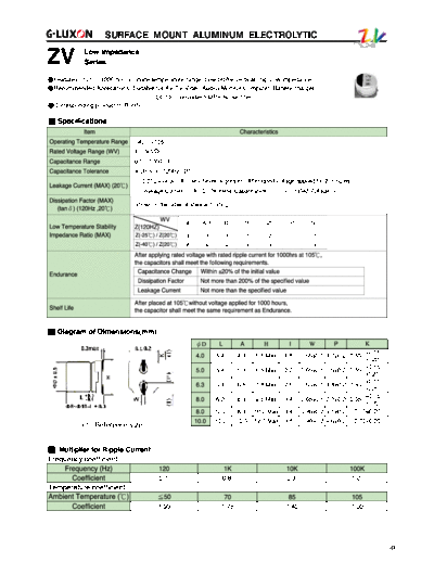 G-Luxon zv  . Electronic Components Datasheets Passive components capacitors CDD G G-Luxon zv.pdf