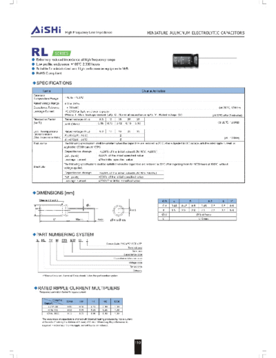 Aishi rl  . Electronic Components Datasheets Passive components capacitors Datasheets A Aishi rl.pdf