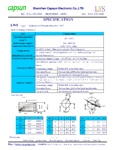 Capsun 20091152024144154  . Electronic Components Datasheets Passive components capacitors CDD C Capsun 20091152024144154.pdf