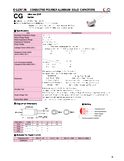 G-Luxon cg  . Electronic Components Datasheets Passive components capacitors CDD G G-Luxon cg.pdf