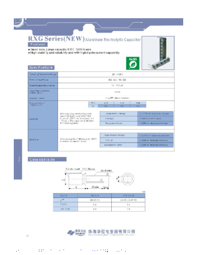 Leaguer rxg  . Electronic Components Datasheets Passive components capacitors CDD L Leaguer rxg.pdf