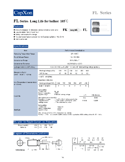 Capxon 2011-FL Series  . Electronic Components Datasheets Passive components capacitors Datasheets C Capxon 2011-FL Series.pdf