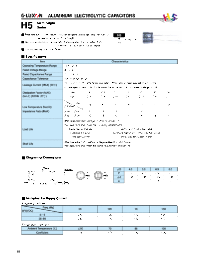 . Electronic Components Datasheets h5  . Electronic Components Datasheets Passive components capacitors CDD G G-Luxon h5.pdf