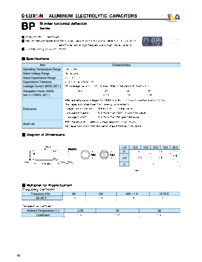 G-Luxon bp  . Electronic Components Datasheets Passive components capacitors CDD G G-Luxon bp.pdf