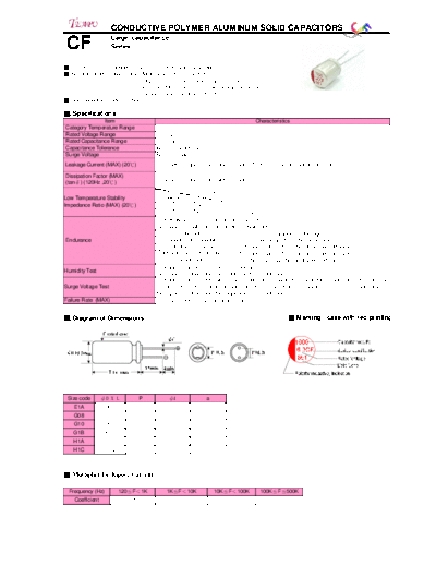 Teapo cf  . Electronic Components Datasheets Passive components capacitors CDD T Teapo cf.pdf