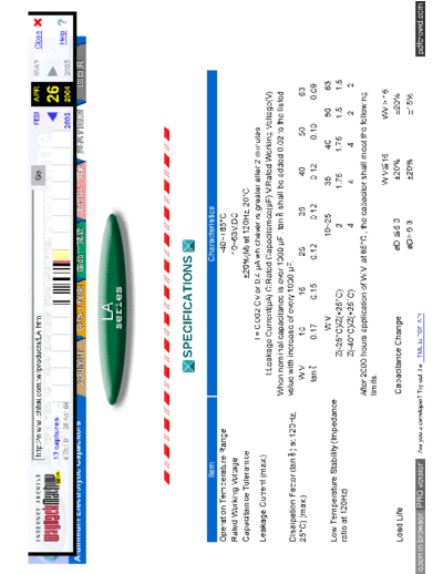 Chhsi LA  . Electronic Components Datasheets Passive components capacitors Datasheets C Chhsi LA.pdf