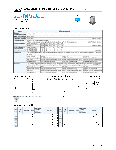 SMD mvj  . Electronic Components Datasheets Passive components capacitors Datasheets UCC SMD mvj.pdf