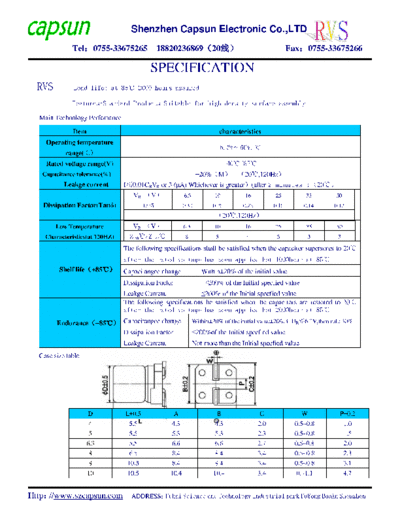 Capsun 2010114205434279  . Electronic Components Datasheets Passive components capacitors CDD C Capsun 2010114205434279.pdf