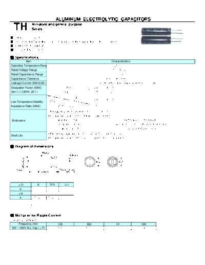 Teapo th  . Electronic Components Datasheets Passive components capacitors CDD T Teapo th.pdf