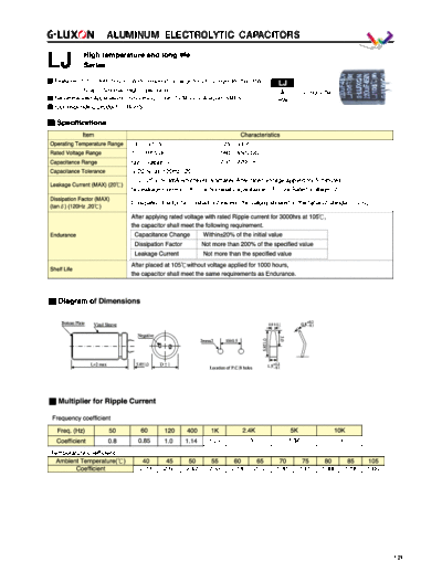 G-Luxon lj  . Electronic Components Datasheets Passive components capacitors CDD G G-Luxon lj.pdf