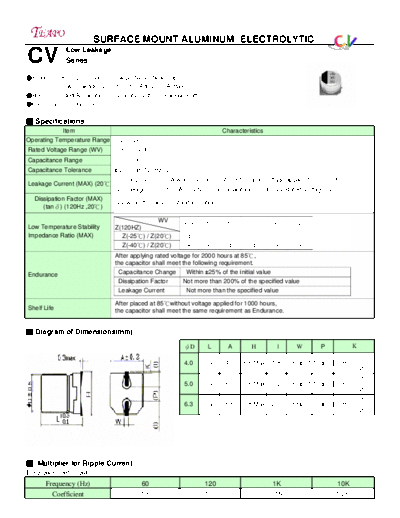 Teapo cv  . Electronic Components Datasheets Passive components capacitors CDD T Teapo cv.pdf