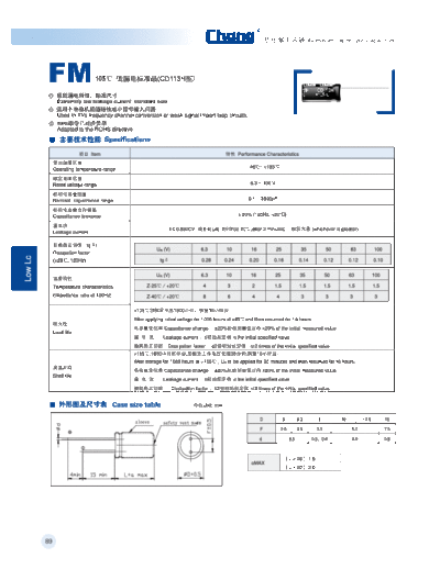 Chang FM  . Electronic Components Datasheets Passive components capacitors Datasheets C Chang FM.pdf