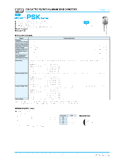 Polymer psk  . Electronic Components Datasheets Passive components capacitors Datasheets UCC Polymer psk.pdf