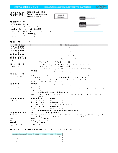 Unicon GEM  . Electronic Components Datasheets Passive components capacitors CDD U Unicon GEM.pdf
