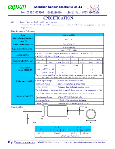 Capsun 20091151924571481  . Electronic Components Datasheets Passive components capacitors CDD C Capsun 20091151924571481.pdf