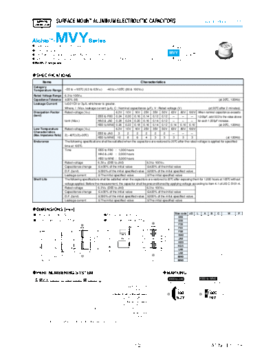 SMD mvy  . Electronic Components Datasheets Passive components capacitors Datasheets UCC SMD mvy.pdf