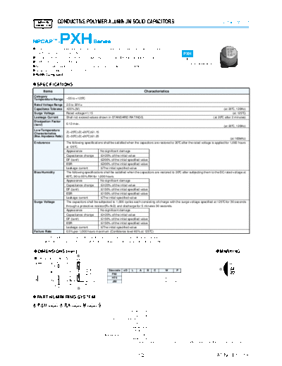 SMD pxh  . Electronic Components Datasheets Passive components capacitors Datasheets UCC SMD pxh.pdf